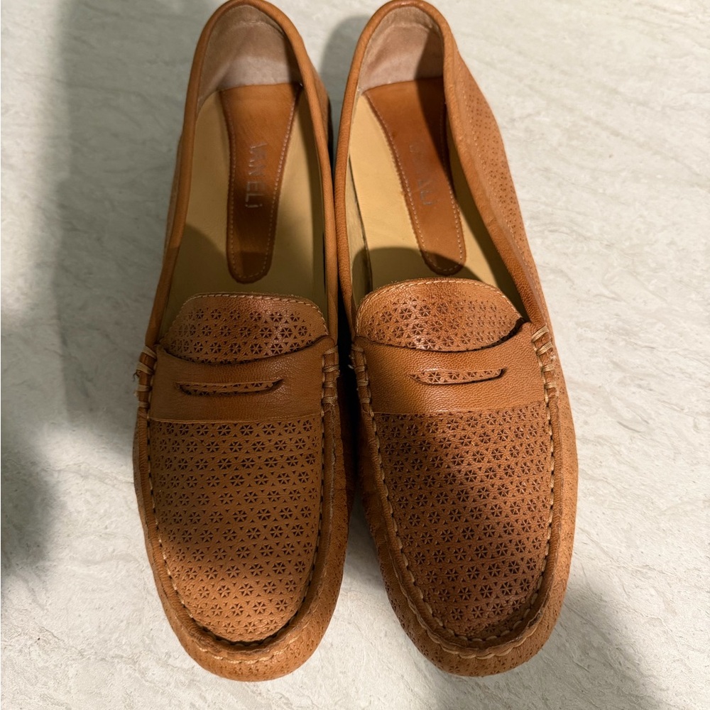 Women’s Brown Leather Loafers size 9.5 - Picture 9 of 9